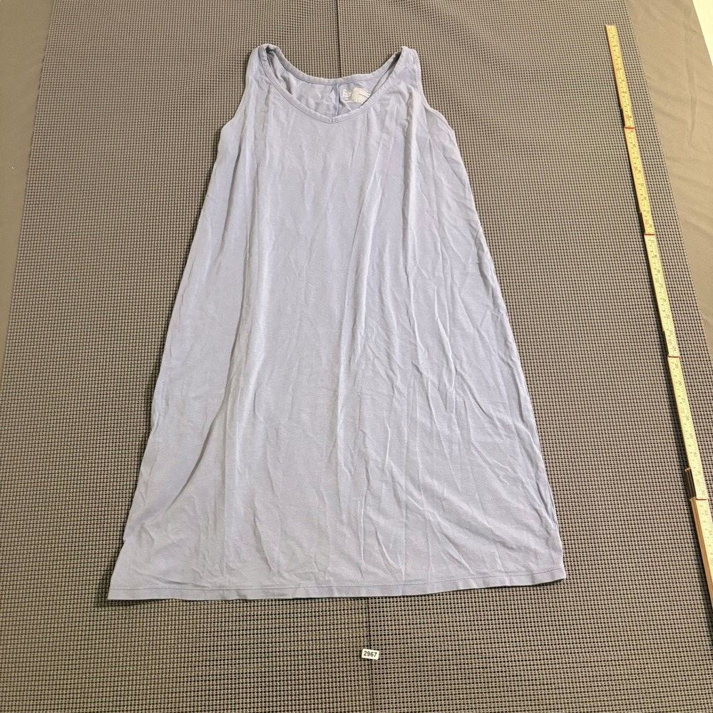 Felina Womens Light Blue Sleeveless V-Neck Nightgown Size S Style C5299B